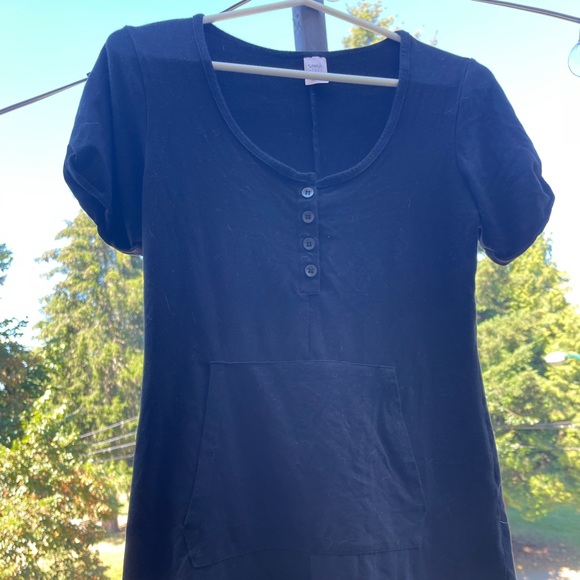 THE SHORTY S+T ANYDAY ROMPER IN MIDNIGHT BLACK - Picture 2 of 3